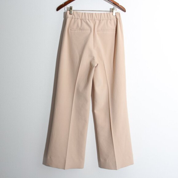 Alice + Olivia Dylan High Waist Wide Leg Pant Trousers Almond Pleated Size 2 - Picture 3 of 16